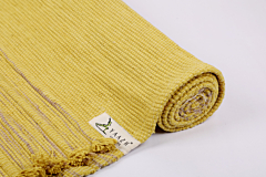 Ayurastha - Herbal Dyed Organic Cotton Yellow Yoga Mat